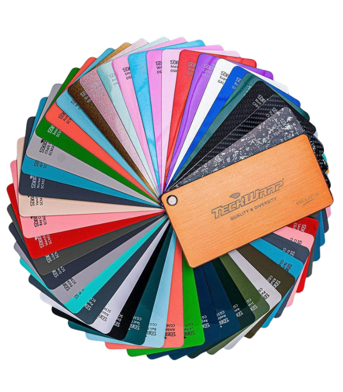 nuancier de couleur teckwrap covering à La réunion